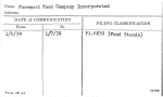 Foremost Food Company Incorporated