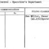 Form Control - Operation's Department