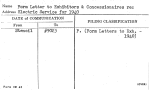 Form Letter to Exhibitors & Concessionaires re: Electric Service for 1940