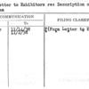 Form Letter to Exhibitors re: Description of Exhibit Program