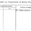 Form Letter re: Presentation of Motion Pictures