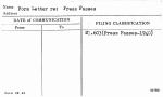 Form Letter re: Press Passes