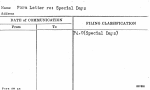 Form Letter re: Special Days