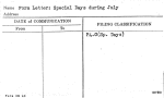 Form Letter: Special Days during July