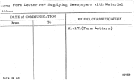 Form Letter re: Supplying Newspapers with Material
