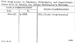 Form Letter to Teachers, Principals, and Superintendents of Schools re: George Washington's Birthday