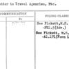 Form Letter to Travel Agencies, Etc.