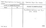 Form Letters to Mayors re: Special Days for their Cities