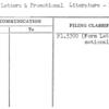 Form Letters & Promotional literature - Fisheries -