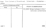 Form Letters & Promotional literature - Fisheries -