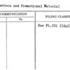 Form Letters and Promotional Material