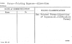 Forms--Printing Expense--Allocation