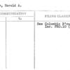 Forry, Harold A.