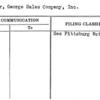 Foster, George Sales Company, Inc.