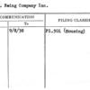 Fox, M. Ewing Company Inc.