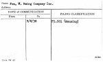 Fox, M. Ewing Company Inc.