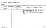 Fox, Vernon Fredrick