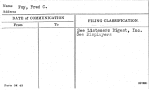 Foy, Fred C.