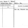 Francis, Susan C. (Miss)
