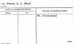 Franck, E.D. (Miss)