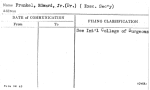 Frankel, Edward, Jr. (Dr.) (Exec. Sec'y)