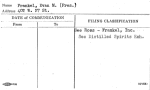 Frankel, Even M. (Pres.)