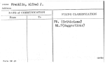 Franklin, Alfred J.