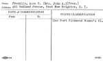Franklin, Anna B. (Mrs. John A.) (Pres.)