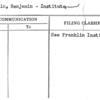 Franklin, Benjamin - Institute