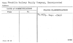 Franklin Railway Supply Company, Incorporated