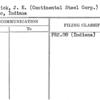 Fredrick, J.E. (Continental Steel Corp.)