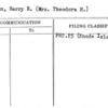Freeman, Harry B. (Mrs. Theodora H.)