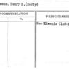 Freeman, Henry H. (Secty)