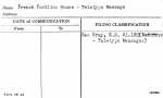 French Pavilion Hours - Teletype Message