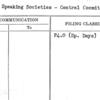 French Speaking Societies - Central Committee