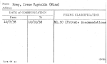 Frey, Irene Reynolds (Miss)