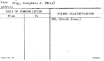 Frey, Josephine A. (Miss)