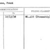 Fricchione, Frank