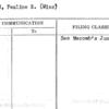 Fried, Pauline E. (Miss)