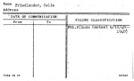Friedlander, Celia