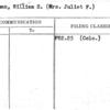 Friedman, William S. (Mrs. Juliet F.)