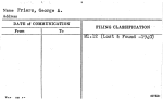 Friers, George A.