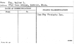 Fry, Walter L.