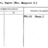 Fuller, Eugene (Mrs. Margaret E.)