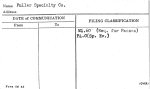 Fuller Specialty Co.