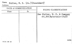 Fuller, W.P. (Jr.) (President)