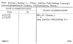 Fuller, Walter D. (Pres. Curtis Publishing Company)