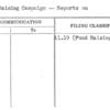 Fund Raising Campaign -- Reports on