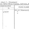 Funk, Albert P. (President)