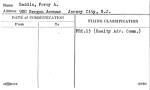 Gaddis, Percy A.